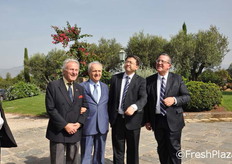 La delegazione si prepara a gustare i prodotti tipici di Fondi.