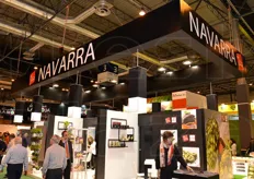 L'area espositiva collettiva delle aziende della Navarra.