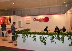 Lo stand della Onubafruit, frutto dell'unione di un gruppo di cooperative e dei loro dirigenti. Attualmente viene considerata un'azienda leader in Europa nell'esportazione di piccoli frutti.