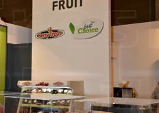 Lo stand della compagnia Special Fruit, con sede in Belgio e altre localita' europee.