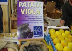 Patata viola dell'alta Valle Belbo.