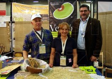 Area Piemonte: Associazione di Quarto d'Altino per la tutela del Fagiolo Verdon. Da sinistra Paolo De Facci, Carlotta Rubinato e Michele Romano.