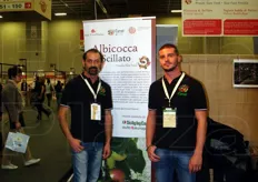 Area Sicilia: Giuseppe Quagliana (a sinistra) e Alberto Battaglia, produttori di Albicocca di Scillato.