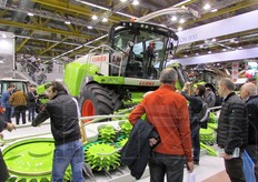 Una attrazione dello stand Claas.