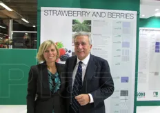 Paolo Arrigoni, managing director, con Patrizia Giuliani, export manager.