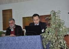 Davide Neri, presidente sezione Frutticoltura S.O.I. e membro del Comitato Organizzatore insieme ad Ilenio Bastoni, direttore generale del Gruppo Apofruit.