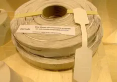Altra novita', il film computabile accoppiato con carta termica compostabile per l'imballo dei prodotti ortofrutticoli.
