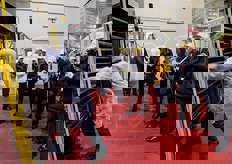 Dalle parole ai fatti, la vista allo stabilimento di San Gennaro Vesuviano: oltre 36.500 mq coperti e dotati delle piu' avanzate tecnologie per la lavorazione della frutta secca.