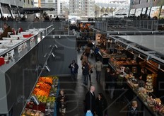 Una vista dall'interno della struttura.