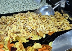 E anche le chips di banane.