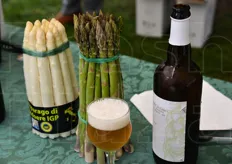 Una novita' lanciata nell'occasione: la birra all'asparago!