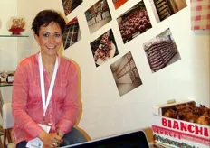 Laura Rovere in rappresentanza dell'azienda Bianchi di Portanova (AL).