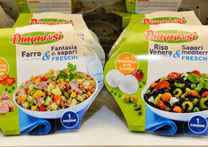 Due nuove ricette si sono aggiunte alla gamma dei primi piatti pronti freschi firmati DimmidiSi': Farro & Fantasia di sapori freschi e Riso Venere & Sapori mediterranei freschi.