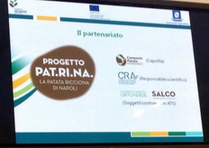 A Fruit Innovation l'OP Campania Patate ha presentato il progetto Pat.Ri.Na., acronimo di Patata Ricciona di Napoli; la Ricciona e' una varieta' storica del napoletano, oggi riscoperta, iscritta nel Registro Nazionale delle Varieta' da Conservazione e che tornera' in commercio a luglio.