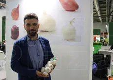 Lucio Duoccio, della Duoccio srl, azienda specializzata in import-export e coltivazione di prodotti ortofrutticoli, in particolare aglio e cipolle.