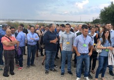 I dipendenti di Enza Zaden Italia all'inaugurazione.