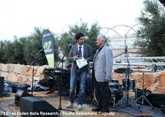 Alessandro Schiappa insieme al vicesindaco Francesco Corallo.