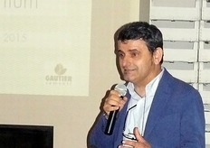 Maurizio Montalti, direttore della filiale italiana di Gautier, ha accolto i partecipanti presentando l'attivita' della societa' e la sua gamma di pomodori premium, con particolare riferimento alle varieta' Apeticio e Bellacio.