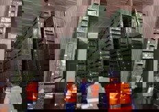 Oltre al freddo, vista la temperatura di 1°C, notevole il profumo all'interno della cella.