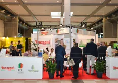 Lo stand del Centro Servizi Ortofrutticoli di Ferrara era condiviso con Gruppo Mazzoni e Fruitimprese Emilia-Romagna.