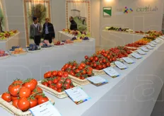 Mostra pomologica allestita dal CRPV-Centro Ricerche Produzioni Vegetali presso lo stand della Regione Emilia-Romagna.