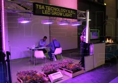 Luci a LED per la crescita delle colture.