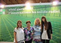 Romina Garattoni, Umberta Casalboni, Roberta Zamagni, Luana Pari dei Vivai Garattoni.