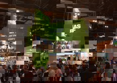 Lo stand del colosso della chimica BASF. Da 150 anni la societa' unisce il successo economico con la tutela dell'ambiente e la responsabilita' sociale. E' uno dei leader mondiali nella produzione di sostanze chimiche per l'agricoltura, tra cui soprattutto agrofarmaci.