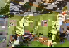 Lo stand di Battistini Vivai di Cesena.