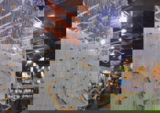 Creativo e giocoso lo stand dell'azienda agrumicola Fontestad.