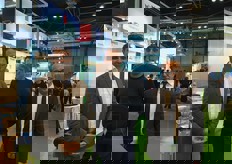 Altri operatori italiani in trasferta a Madrid come visitatori, Bruno e Mauro Francescon insieme a Silvano Chieregati.