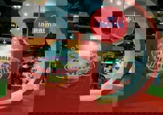 Lo stand della cooperativa agricola La Palma, importante produttore-esportatore ortofrutticolo spagnolo.