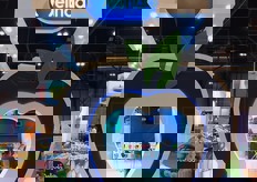 Lo spazio espositivo del Consorzio Melinda, alla quinta partecipazione.