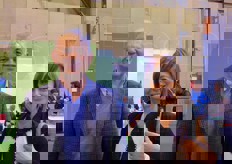 In cerca delle ultime novita' in fiera anche Giancarlo e Anna Maria Minguzzi dell'omonima OP di Alfonsine, Ravenna.