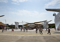 Una vista dell'accesso ovest al decumano.