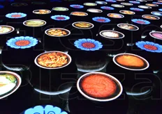 "Una distesa di centinaia di onggi (ceramiche tradizionali coreane) utilizzate qui come "schermi", per guidare i visitatori attraverso le stagioni coreane. Durante la performance gli schermi hanno illustrato la pioggia, la neve e le foglie autunnali che cadono sugli onggi, emettendo effetti sonori. Il tutto per illustrare la saggezza dell'antica tecnica coreana di conservazione del cibo nei "Moon Jar" ("Vasi Luna"), utilizzati ancora oggi."