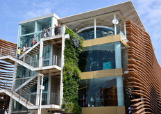 Il Padiglione EAU visto dall'esterno.