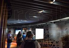 Sul percorso verso l'uscita dal Padiglione, un'anticipazione dell'Expo 2020 che sara' ospitato a Dubai.