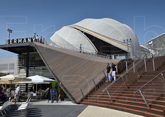 L'esterno del Padiglione della Germania.