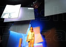 L'accoglienza all'interno del Padiglione della Germania.