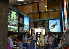 La sala della Repubblica Popolare Democratica di Corea, tra i Paesi partecipanti al Cluster Isole, Mare e Cibo.