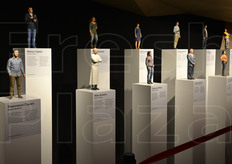 "La sala intitolata "La Potenza del Saper Fare": 21 personaggi raccontano storie di professionalita' applicata degli Italiani, in arte e manualità, che hanno trovato soluzioni facendo impresa."