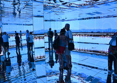 "La sala denominata "Potenza della Bellezza": 21 panorami e 21 capolavori architettonici che intendevano raccontare la bellezza dell'Italia."