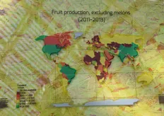 Una delle tabelle ONU, dedicata alla produzione di frutta nel mondo (meloni esclusi).