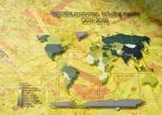 Una delle tabelle ONU, dedicata alla produzione di verdura nel mondo (meloni inclusi).