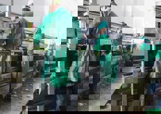 Gli addetti all'opera.