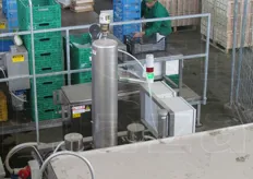 Da fine settembre, alla calibratrice e' stato aggiunto un impianto di ionizzazione per la sanificazione dei prodotti, che azzera la carica batterica.