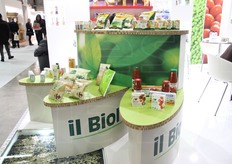 Una panoramica dello stand della Fruttagel.