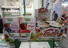 Alcuni dei prodotti a base di frutta trasformata e targati Natura Nuova.