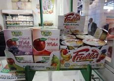 Alcuni dei prodotti a base di frutta trasformata e targati Natura Nuova.